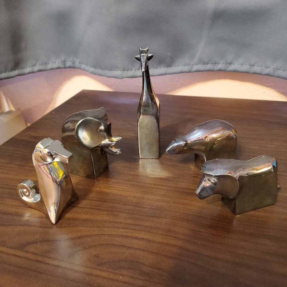 Vintage Dansk Designs Silver Paper Weights